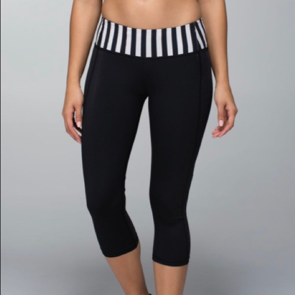 Lululemon Water Bound Crop Size 8